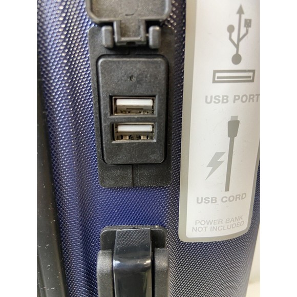 Brookstone 21” Expandable Carry-On Hardside Spinner Suitcase Luggage NWT - Picture 3 of 9